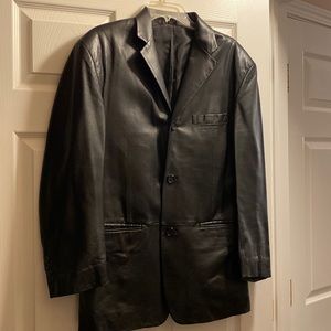 Men’s Alfani Leather Jacket